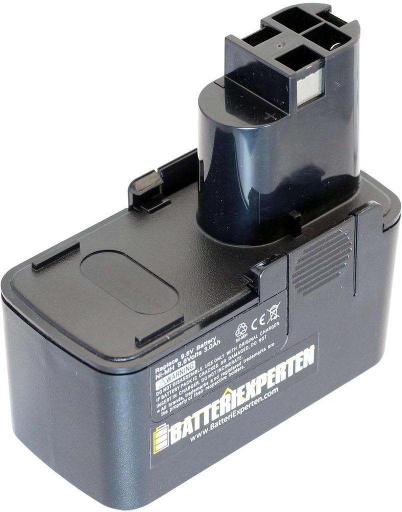 Batterie Et Chargeur 9,6V 3500mAh Ni-MH Pour Perceuses Bosch — Modèle BH-974L, Compatible GBM 9.6VSP-2, PSR 9.6VES-2, Etc.